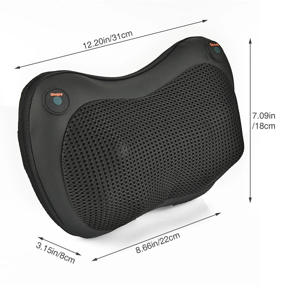 New Rechargeable Heating Massage Pillow Shoulder Back Kneading Relaxation Therapy Headache Relief Sore Muscles Relaxer Massager
New Rechargeable Heating Massage Pillow Shoulder Back Kneading Relaxation Therapy Headache Relief Sore Muscles Relaxer Massager