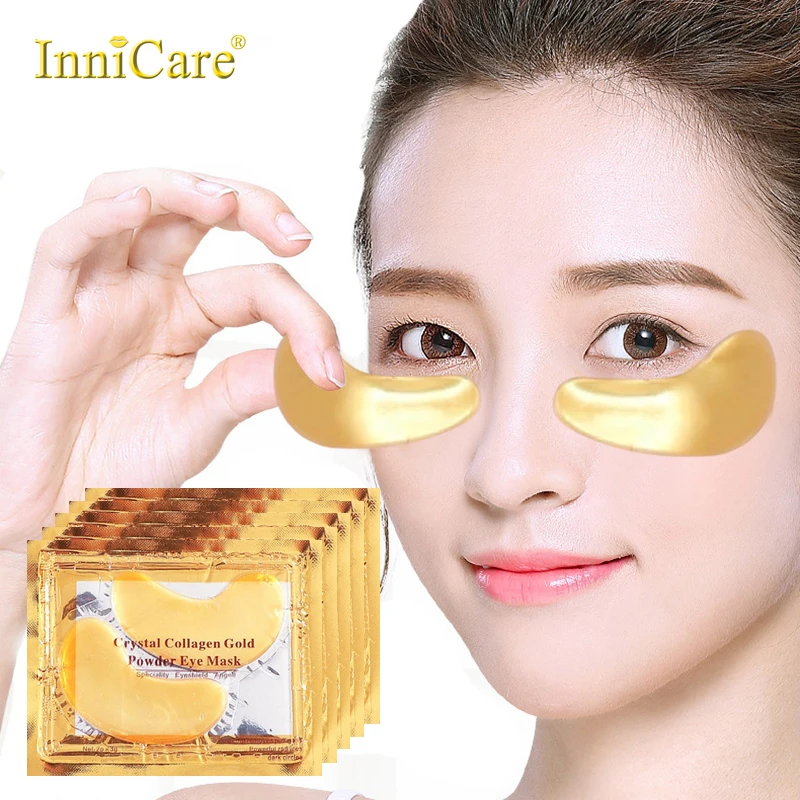 InniCare 10Pcs Crystal Collagen Gold Eye Mask Anti-Aging Dark Circles Remove Puffiness Moisturizing Eye Patches Skin Care
InniCare 10Pcs Crystal Collagen Gold Eye Mask Anti-Aging Dark Circles Remove Puffiness Moisturizing Eye Patches Skin Care