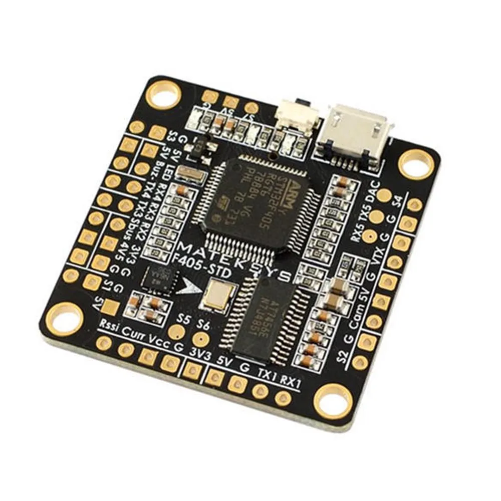 Matek Mateksys F405-STD STM32F405 F405 с бортом управления полетом OSD выходы DShot SD слот 32k гироскоп