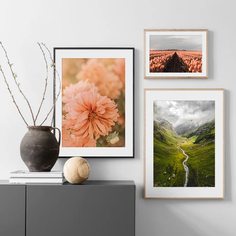 Flower Mountain Landscape Wall Art Tulip Chrysanthemum Canvas Painting Nordic Posters and Prints Pictures for Living Room Decor
Flower Mountain Landscape Wall Art Tulip Chrysanthemum Canvas Painting Nordic Posters and Prints Pictures for Living Room Decor