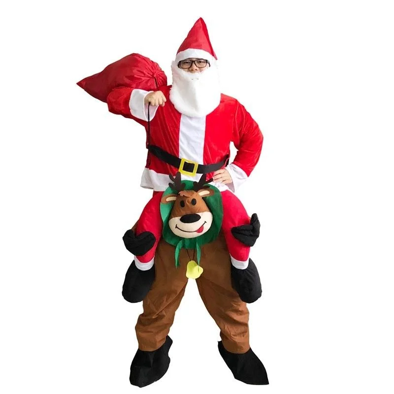 Santa Claus Christmas Carry Ride on Reindeer Mascot Costume Suits Cosplay Party Game Dress Outfits Clothing Carnival Christmas
Santa Claus Christmas Carry Ride on Reindeer Mascot Costume Suits Cosplay Party Game Dress Outfits Clothing Carnival Christmas
