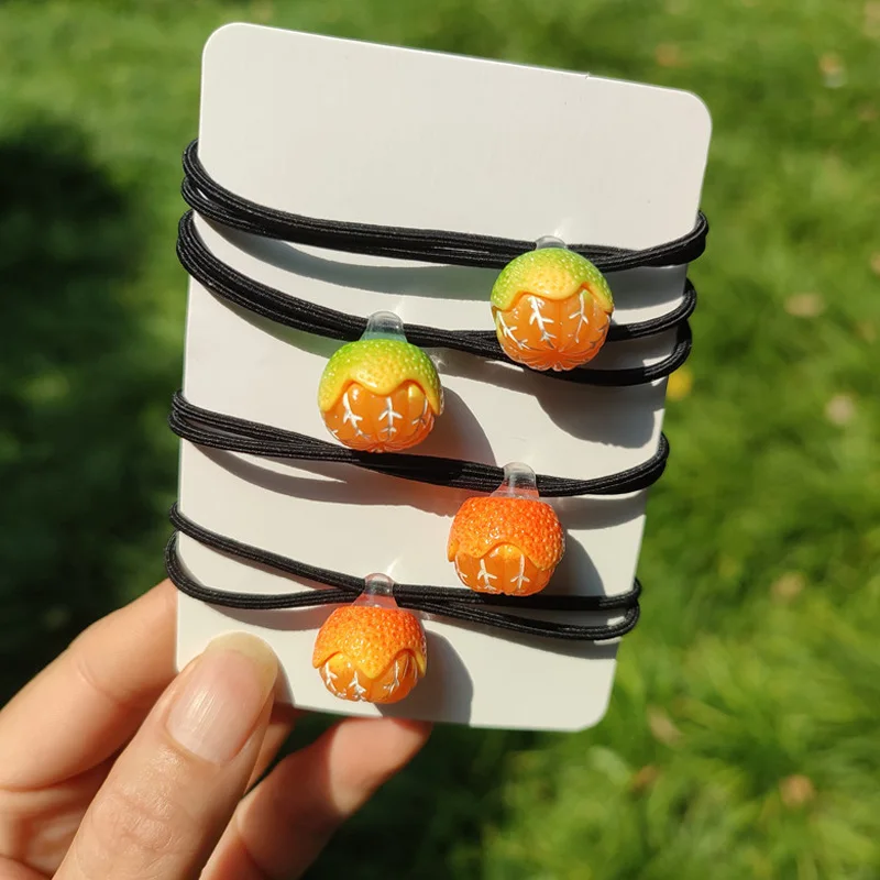 2pcs Peeled Orange Scrunchies Hairbands Elastic Rubber Band Fruit Hair Band Rope Ponytail Holder Hair Accessories Headdress
2pcs Peeled Orange Scrunchies Hairbands Elastic Rubber Band Fruit Hair Band Rope Ponytail Holder Hair Accessories Headdress