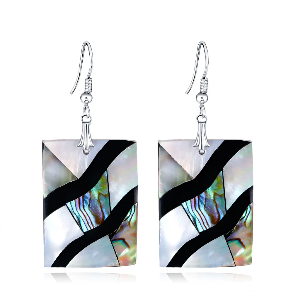 1 Pair Natural Abalone Shell Earrings for Woman Rectangular Chinese Crochet DIY Charm Accessories Earings Fashion Jewelry 2021
1 Pair Natural Abalone Shell Earrings for Woman Rectangular Chinese Crochet DIY Charm Accessories Earings Fashion Jewelry 2021