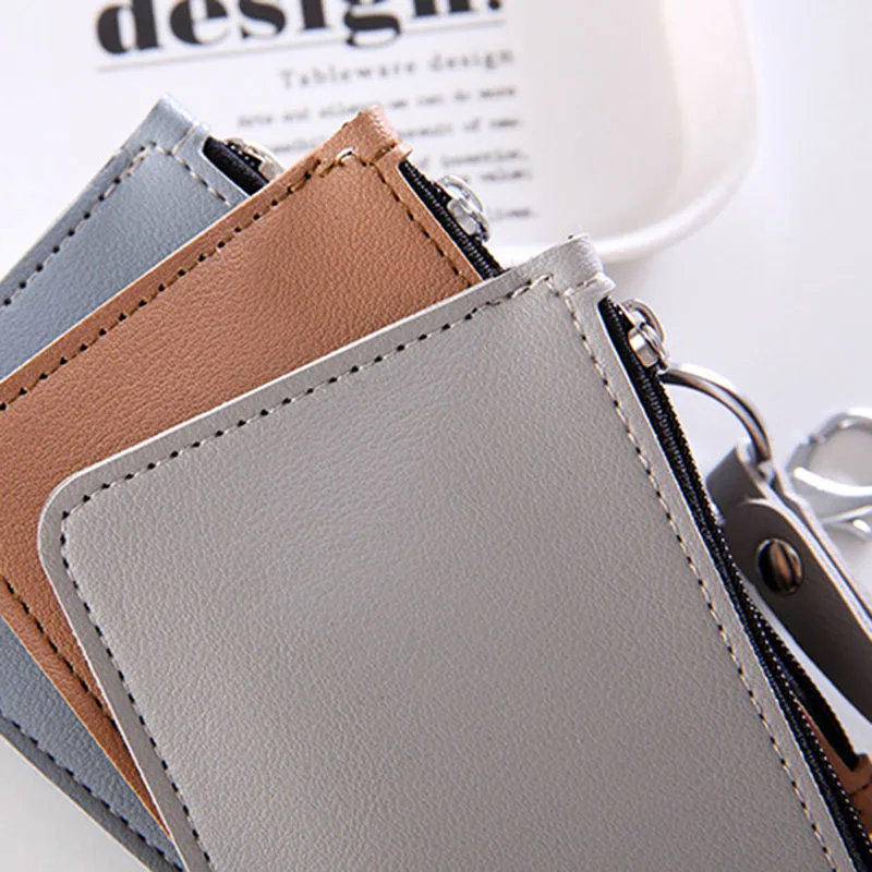 High Quality PU Leather Women Credit Card Case Business Card Holder Student Card Bag ID Card Wallet With Keychain And Coin Purse
High Quality PU Leather Women Credit Card Case Business Card Holder Student Card Bag ID Card Wallet With Keychain And Coin Purse