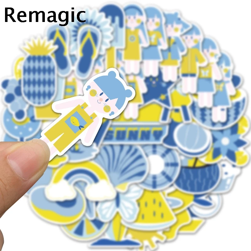 50pcs Summer style girls yellow blue Scrapbooking Stickers Packs Waterproof Luggage Guitar Graffiti Kid Toy decals pasters gifts
50pcs Summer style girls yellow blue Scrapbooking Stickers Packs Waterproof Luggage Guitar Graffiti Kid Toy decals pasters gifts