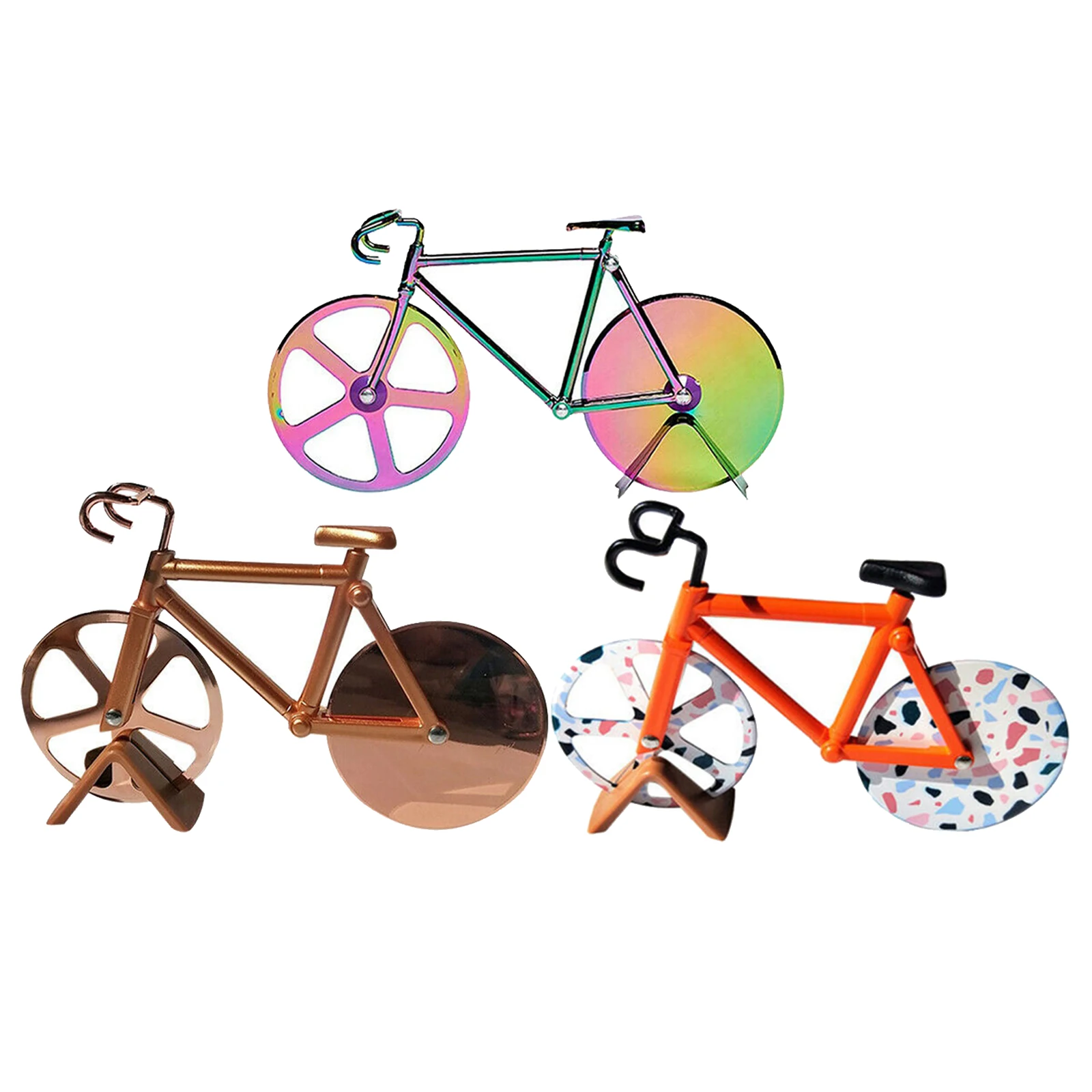 Creative Bicycle Pizza Cutter Stainless Steel Non-Stick Cutting Wheels for Pizza Lovers
Creative Bicycle Pizza Cutter Stainless Steel Non-Stick Cutting Wheels for Pizza Lovers