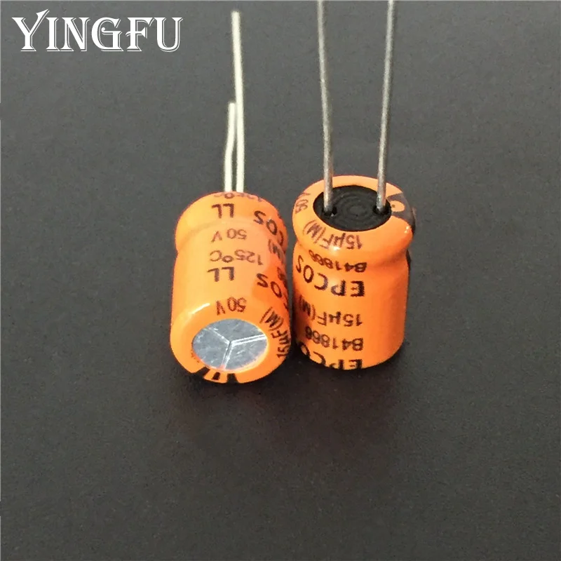 100pcs 15uF 50V EPCOS LL B41866 Series 8x12mm 125degC 50V15uF High ripple current Aluminum Electrolytic capacitor
100pcs 15uF 50V EPCOS LL B41866 Series 8x12mm 125degC 50V15uF High ripple current Aluminum Electrolytic capacitor