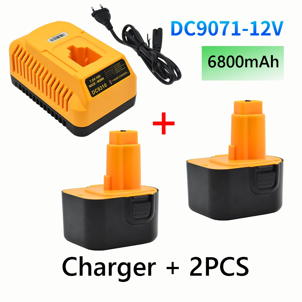 12V 6800mAh Tool battery for Dewalt DE9074 DC9071 DE9037 DE9071 DE9075 DW9071 DW9074 DC727 DC756 DC980 DC981 DW051+Charger 
12V 6800mAh Tool battery for Dewalt DE9074 DC9071 DE9037 DE9071 DE9075 DW9071 DW9074 DC727 DC756 DC980 DC981 DW051+Charger