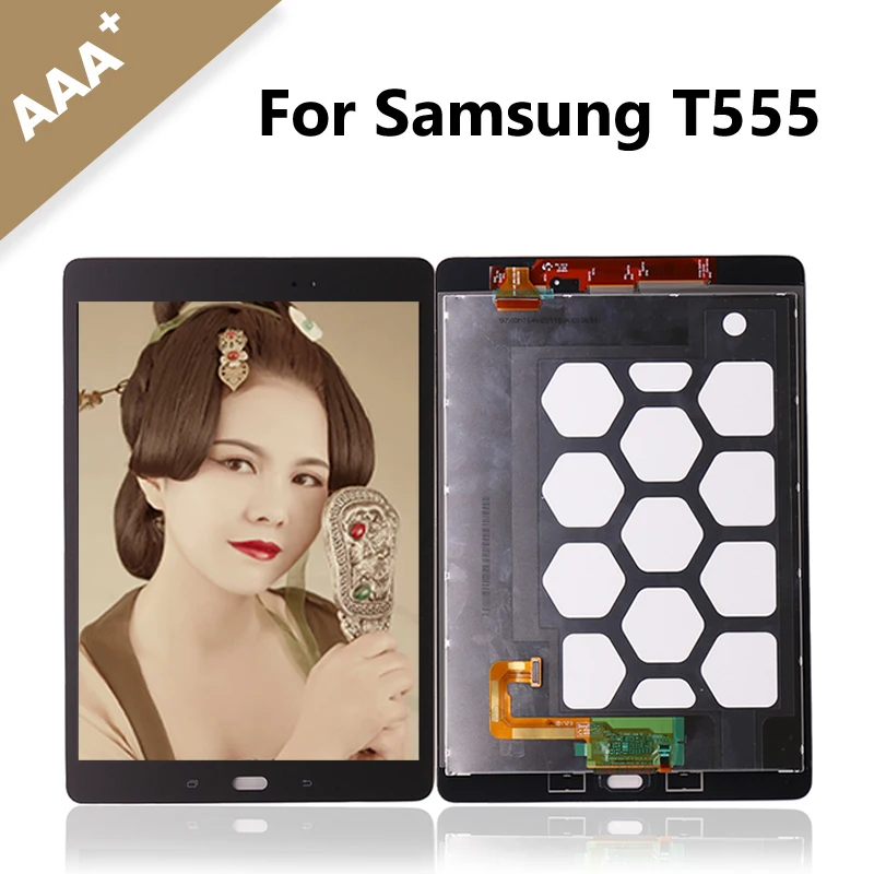Фото Для samsung Galaxy Tab A 9 7 SM T550 T550N T555 экран ЖК комбо Сенсорная панель - купить
