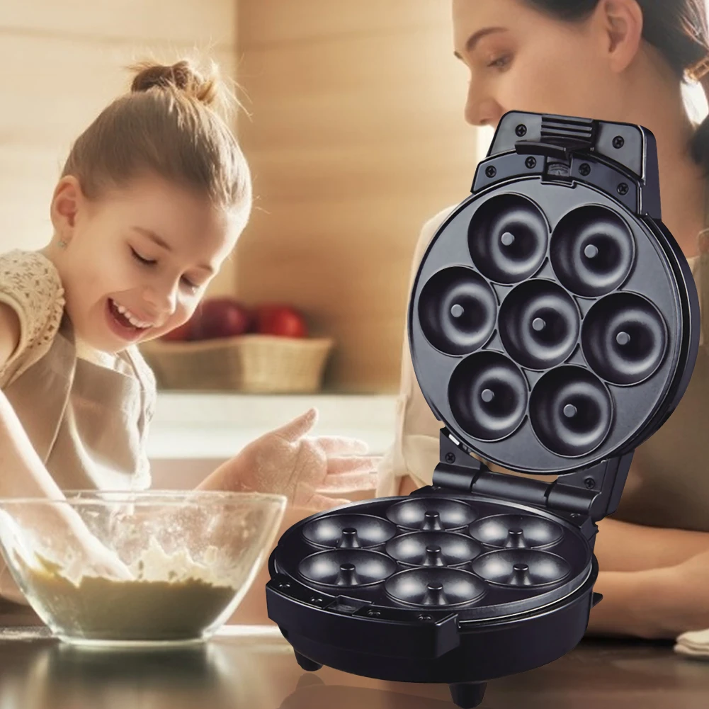 Donut Machine Home Automatic Mini Cake Machine Double-sided Electric Baking Pan Breakfast Machine Sandwich Grill
Donut Machine Home Automatic Mini Cake Machine Double-sided Electric Baking Pan Breakfast Machine Sandwich Grill