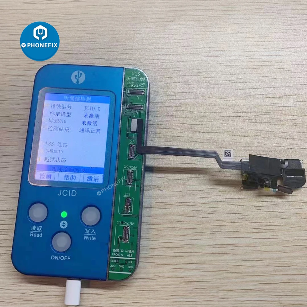 Earpiece Speaker Flex Cable Detection Board Receiver FPC Test Sensor Cable For iPhoneX XR XS 11 PRO True Tone Face ID Repair
Earpiece Speaker Flex Cable Detection Board Receiver FPC Test Sensor Cable For iPhoneX XR XS 11 PRO True Tone Face ID Repair