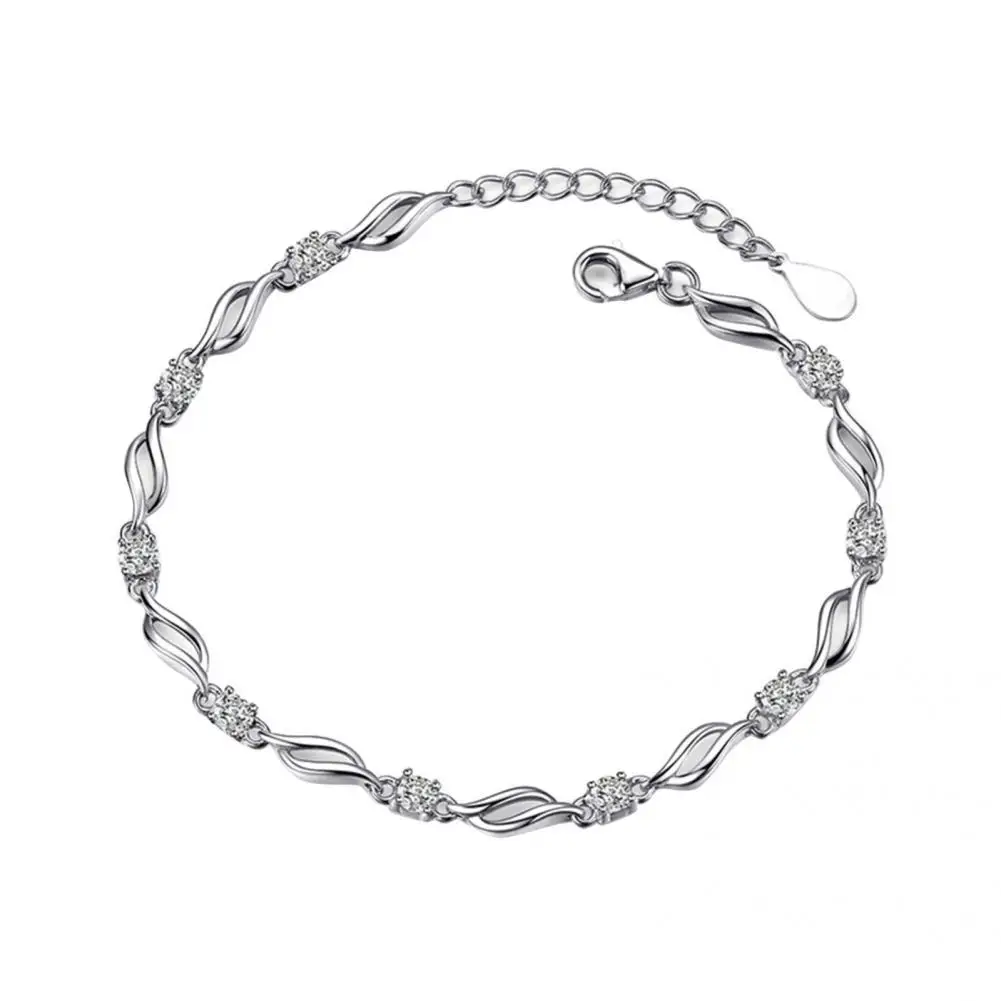 Fashion Women Bracelets Romantic Glitter Rhinestone Chain Bracelet Chain Bangle Bracelets
Fashion Women Bracelets Romantic Glitter Rhinestone Chain Bracelet Chain Bangle Bracelets