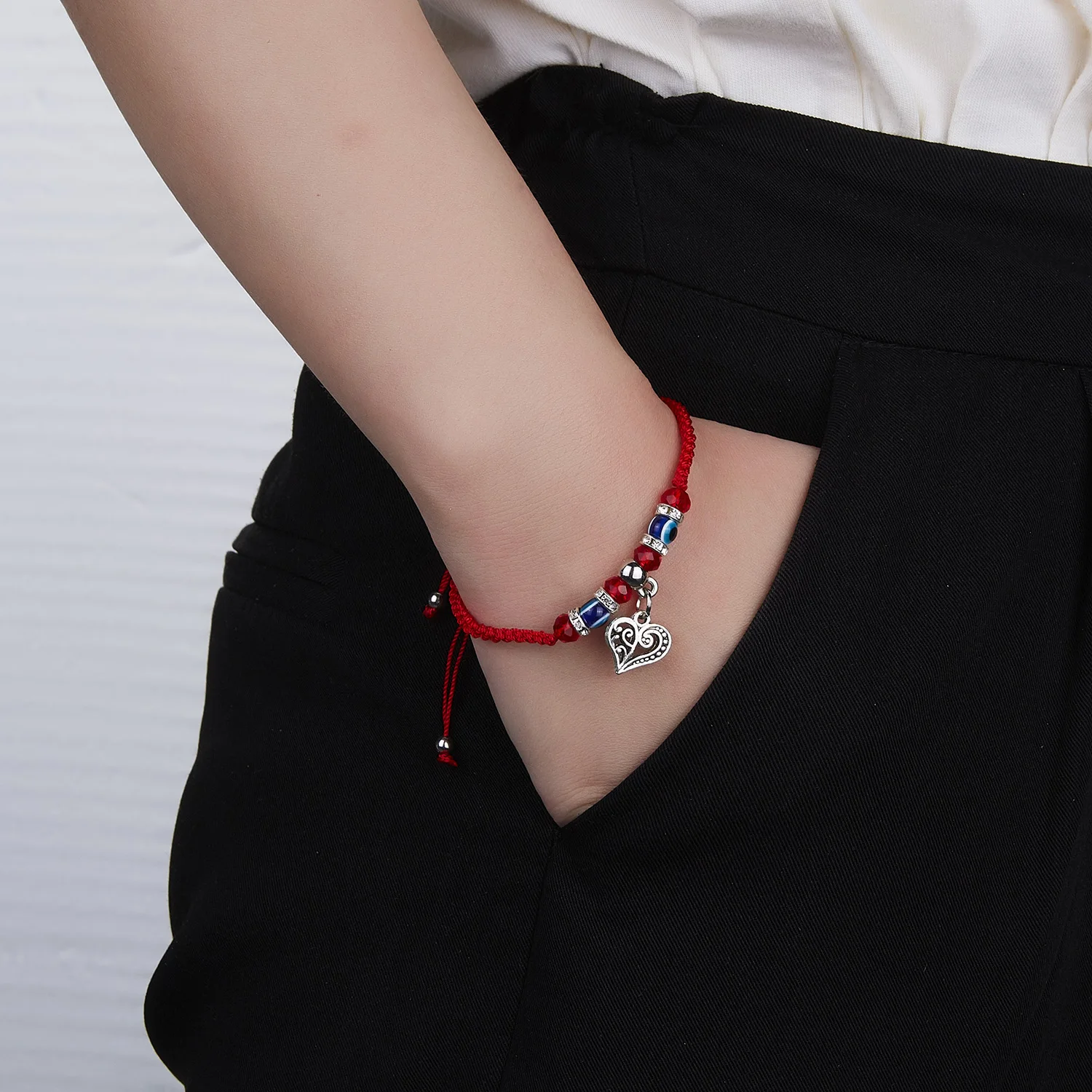 Handmade Rope Braided Adjustable Bracelet Bangle Rhinestone Glass Heart Bracelets For Couple Women Men Lover Lady Girls Gift
Handmade Rope Braided Adjustable Bracelet Bangle Rhinestone Glass Heart Bracelets For Couple Women Men Lover Lady Girls Gift