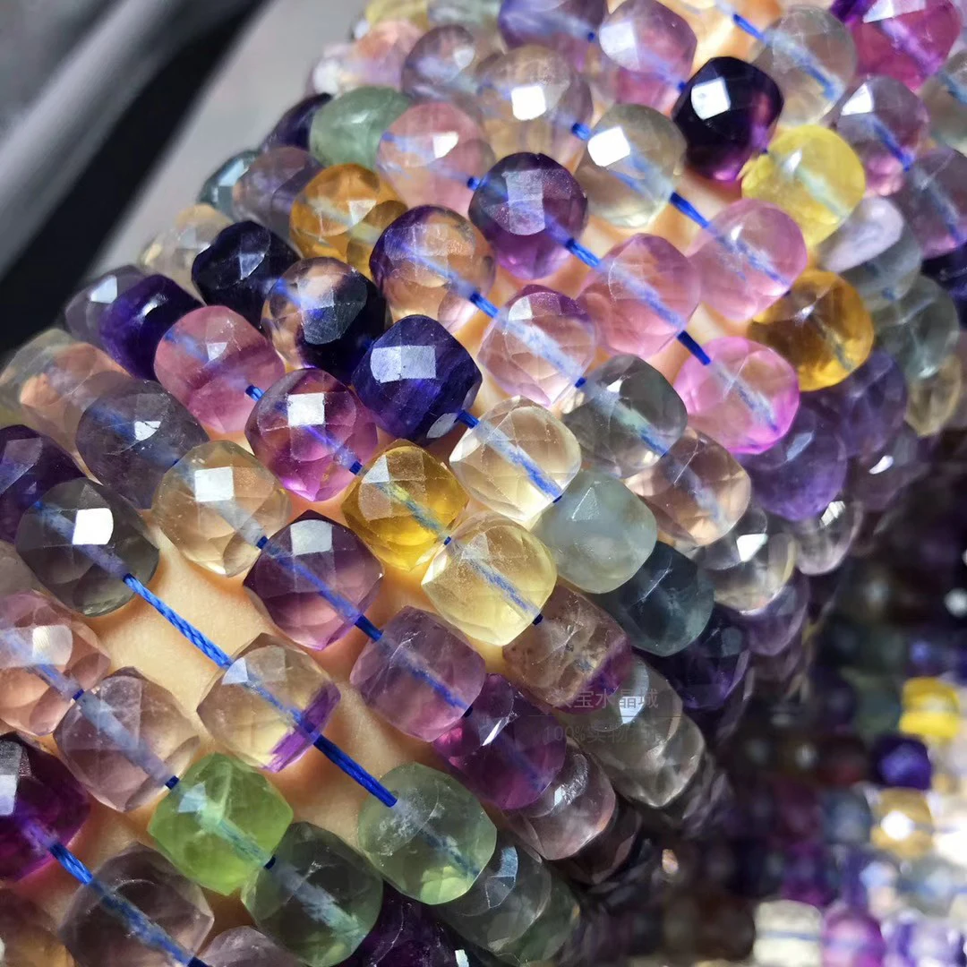 ICNWAY Natural Candy Color Fluorite Cube Diamond Face Gemstone 9x10mm Beads for Silver 925 Jewelry Necklace 15inch
ICNWAY Natural Candy Color Fluorite Cube Diamond Face Gemstone 9x10mm Beads for Silver 925 Jewelry Necklace 15inch