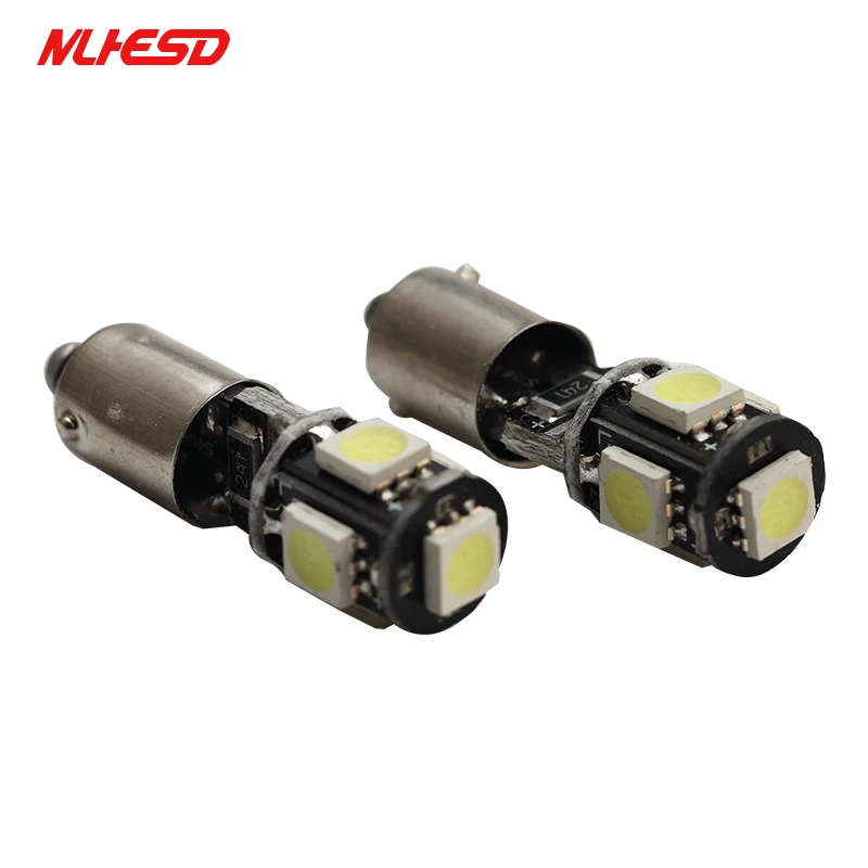 2 шт. Автомобильные светодиодные лампы BA9S H6W T4W 5050 5SMD | Автомобили и мотоциклы