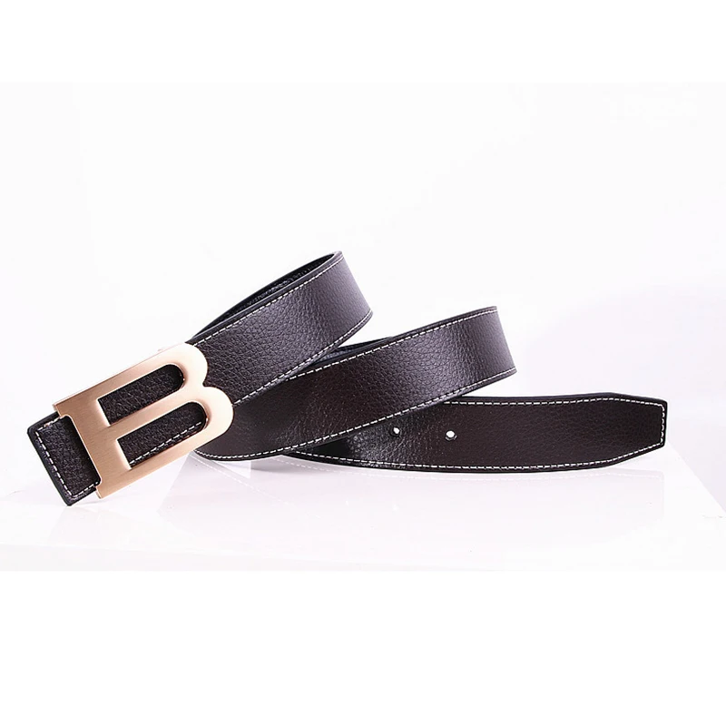 Trendy Design B Letter Buckle High Quality Cowhide Men Women Belts Casual Fashion Smooth Buckle Luxury Belt Width 3.5cm
Trendy Design B Letter Buckle High Quality Cowhide Men Women Belts Casual Fashion Smooth Buckle Luxury Belt Width 3.5cm