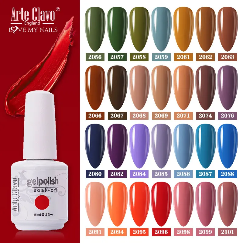 Arte Clavo 15ml Nude Pink Red Color Gels Varnish Gel Nail Polish Top Coat Gellak Nail Art Design Manicure UV Gel Polish Soak Off
Arte Clavo 15ml Nude Pink Red Color Gels Varnish Gel Nail Polish Top Coat Gellak Nail Art Design Manicure UV Gel Polish Soak Off