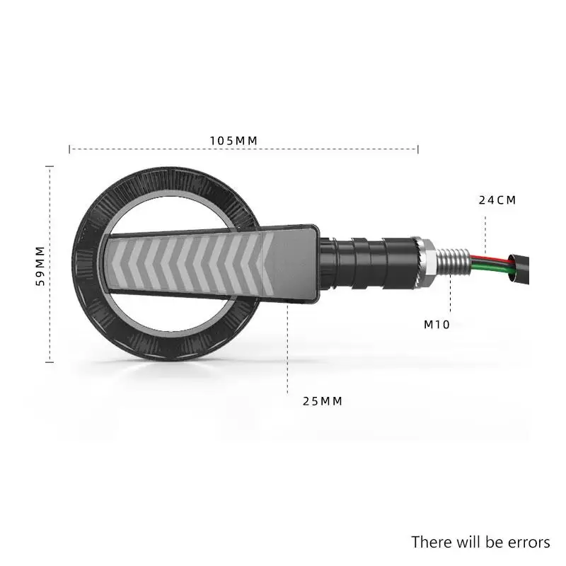 2PCS Motorcycle Turn Signal Light Indicator Lamp Tail Flasher Flowing Water Blinker Modified Motorcycle Accessories Blinkers
2PCS Motorcycle Turn Signal Light Indicator Lamp Tail Flasher Flowing Water Blinker Modified Motorcycle Accessories Blinkers