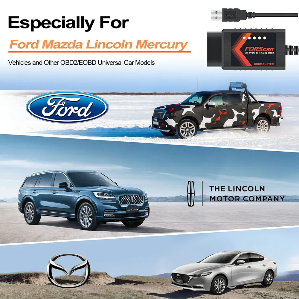 Upgrade ELM327 V1.5 HS CAN/ MS CAN for FORScan Pro Car Scan Tool for Ford Hidden Function Programming OBD2 Diagnostic Scanner
Upgrade ELM327 V1.5 HS CAN/ MS CAN for FORScan Pro Car Scan Tool for Ford Hidden Function Programming OBD2 Diagnostic Scanner