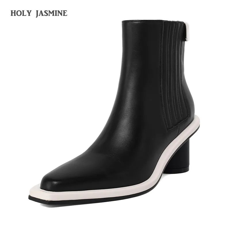 New Chelsea Boots Women Genuine Leather Round Toe Ankle Boots2020 Original Short Casual Shoes British Style Winter Spring Boot
New Chelsea Boots Women Genuine Leather Round Toe Ankle Boots2020 Original Short Casual Shoes British Style Winter Spring Boot