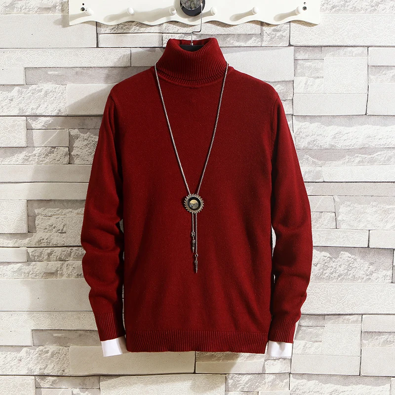 Trend New Men's Turtleneck Sweater Warm Sweater Pure Color Slim Pullover SIZE M-3XL
Trend New Men's Turtleneck Sweater Warm Sweater Pure Color Slim Pullover SIZE M-3XL