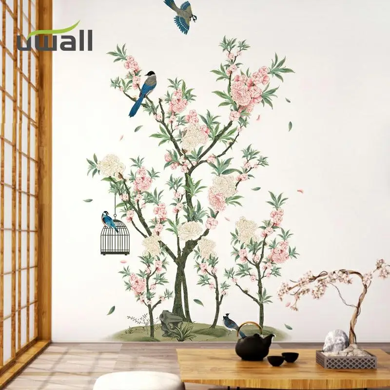 Creative Flowers And Birds Wall Sticker Self-Adhesive Home Wall Decor Bedroom Living Room Decoration House Decoration Stickers
Creative Flowers And Birds Wall Sticker Self-Adhesive Home Wall Decor Bedroom Living Room Decoration House Decoration Stickers