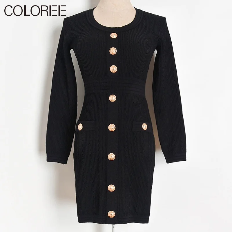 Vintage Autumn Winter Dresses For Women 2020 Designers Casual O-neck Long Sleeve Metal Buttons A-line Mini Dress vestido mujer
Vintage Autumn Winter Dresses For Women 2020 Designers Casual O-neck Long Sleeve Metal Buttons A-line Mini Dress vestido mujer
