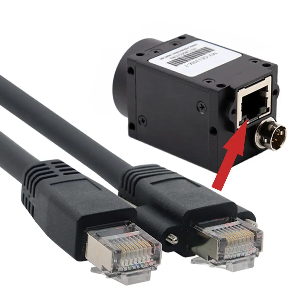 Chenyang Up Angled / straight RJ45 Vision Flexible Patch Cable Wear Resisting Screw Lock Cat6 for GigE CCD data-High Flex Tray
Chenyang Up Angled / straight RJ45 Vision Flexible Patch Cable Wear Resisting Screw Lock Cat6 for GigE CCD data-High Flex Tray