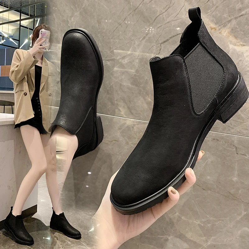 2021 NEW Boots Women Winter Short Plush Ankle Boots Chunky Winter Shoes PU Boots Fashion Platform Booties Black
2021 NEW Boots Women Winter Short Plush Ankle Boots Chunky Winter Shoes PU Boots Fashion Platform Booties Black