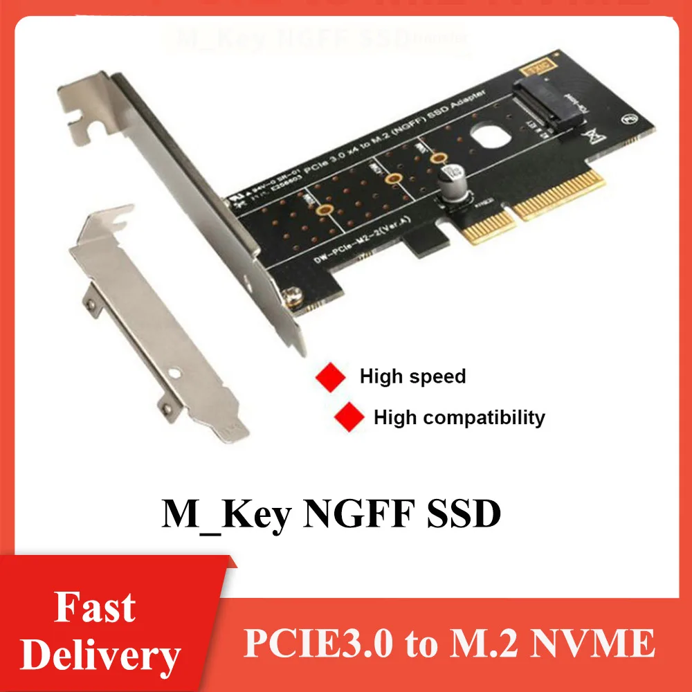 NVME M.2 to PCIE3.0X4 PCI-E Riser Card High Speed Extension PCI Express Card M Key Interface NGFF SSD Converter Adapter
NVME M.2 to PCIE3.0X4 PCI-E Riser Card High Speed Extension PCI Express Card M Key Interface NGFF SSD Converter Adapter