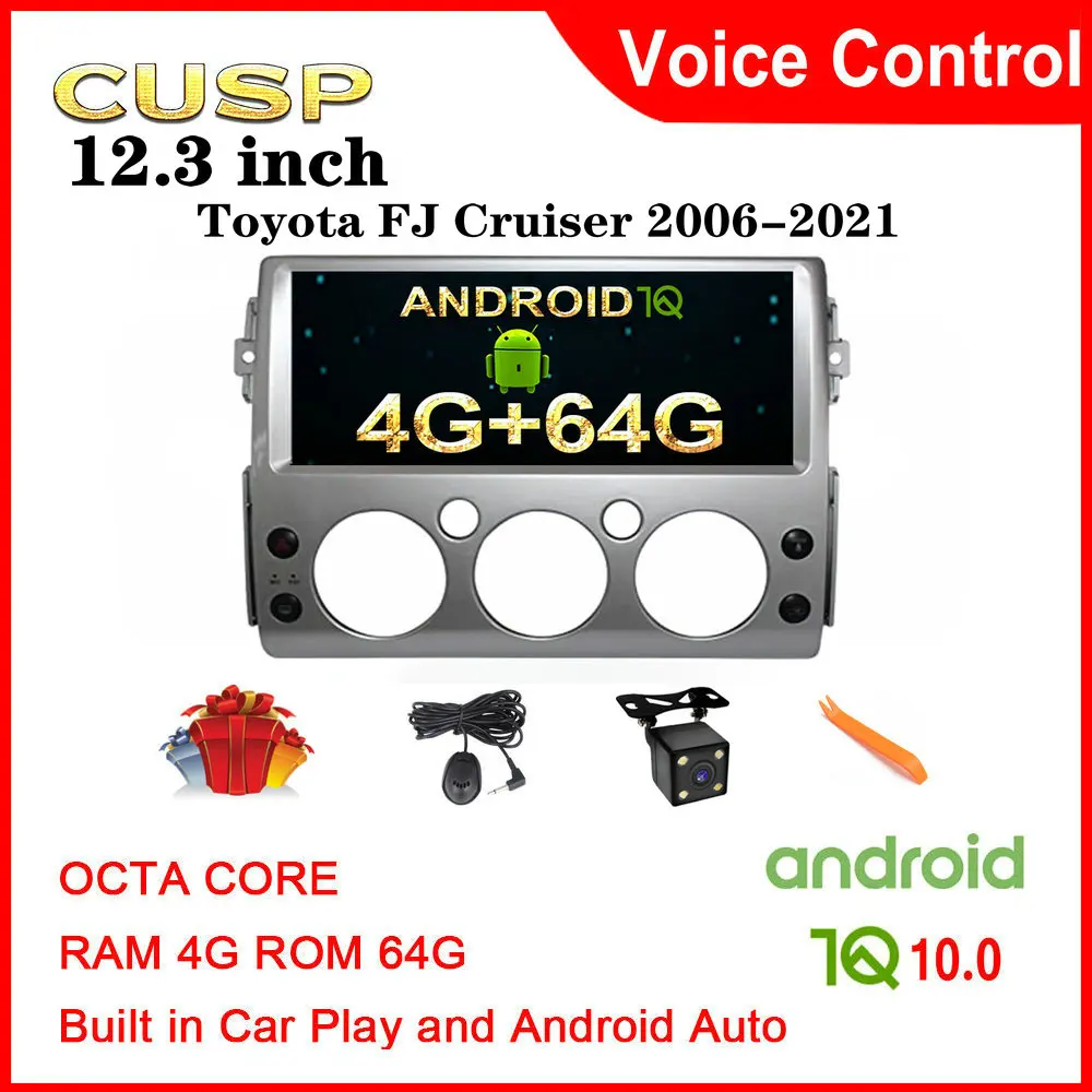 FJ cruiser GPS ANDROID CAR GPS FOR TOYOTA FJ cruiser 12.3 inch CAR STEREO ANDROID 10 4G+64G Head unit Car Multimedia NAVIGATION
FJ cruiser GPS ANDROID CAR GPS FOR TOYOTA FJ cruiser 12.3 inch CAR STEREO ANDROID 10 4G+64G Head unit Car Multimedia NAVIGATION