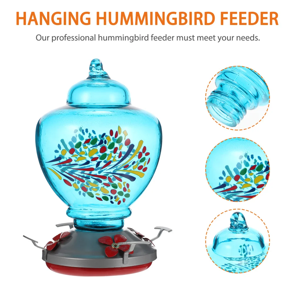 1 Set Practical Birds Feeder Birds Water Feeding Tool Glass Birds Food Dispenser
1 Set Practical Birds Feeder Birds Water Feeding Tool Glass Birds Food Dispenser
