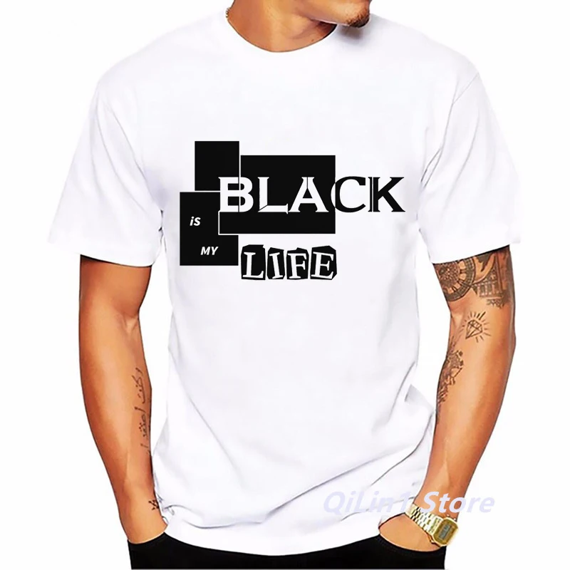 Black Is My Lift Letter Print Tshirt Men Summer Melanin Poppin T Shirt Homme Harajuku Shirt White Short Sleeve T-Shirt Wholesale
Black Is My Lift Letter Print Tshirt Men Summer Melanin Poppin T Shirt Homme Harajuku Shirt White Short Sleeve T-Shirt Wholesale