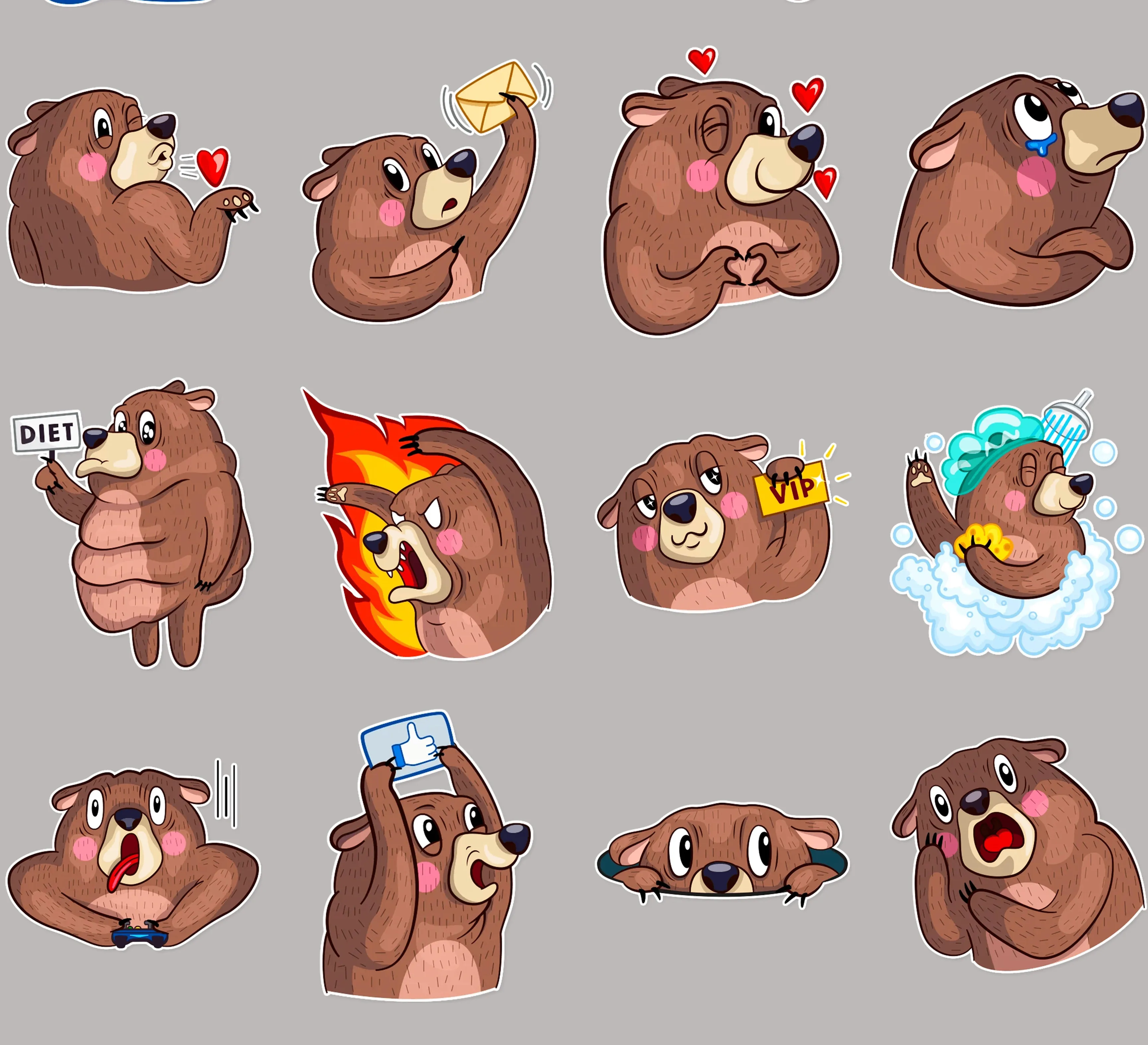30 funny bear stickers/beautiful stickers/decorative stickers/DIY craft photo album
30 funny bear stickers/beautiful stickers/decorative stickers/DIY craft photo album