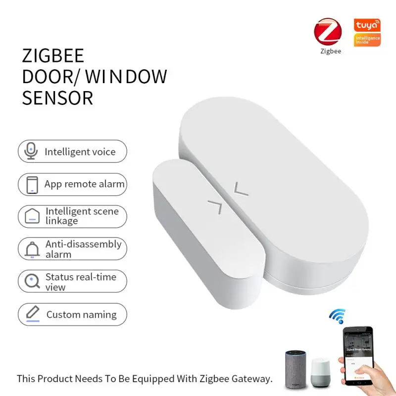 Tuya Zigbee Door Window Sensor Small Smart Home Mini Magnetic Garage Door Opening Sensor System Alarm Gate Open / Close Detector
Tuya Zigbee Door Window Sensor Small Smart Home Mini Magnetic Garage Door Opening Sensor System Alarm Gate Open / Close Detector