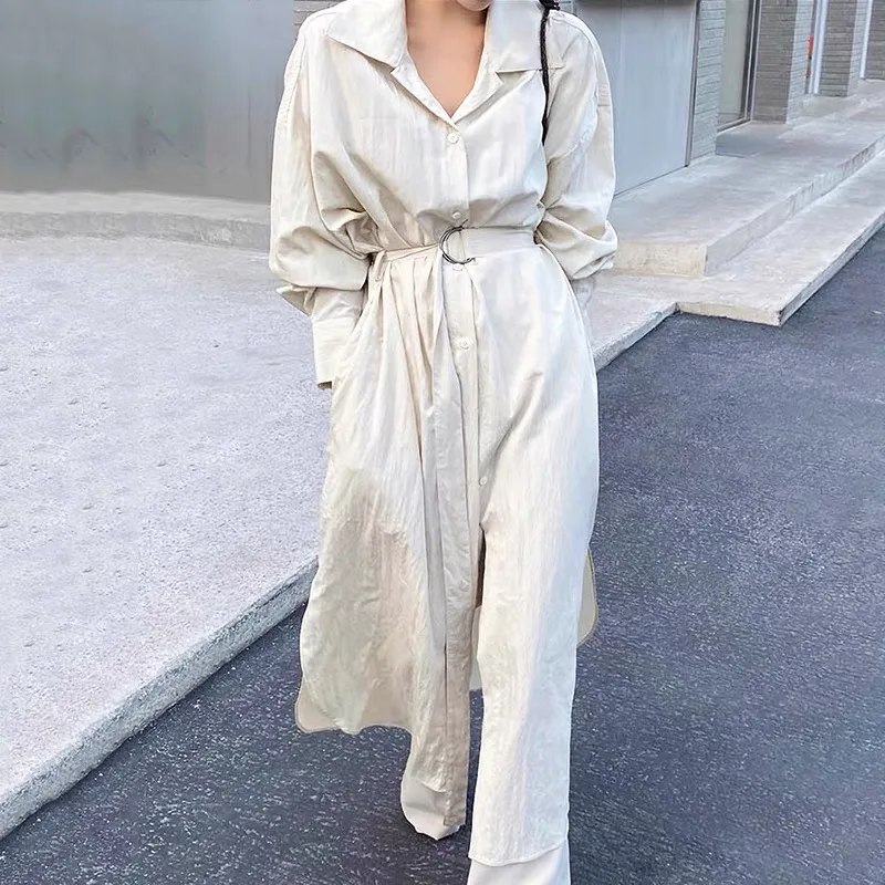 Autumn Vintage Office Lady Casual Turn-Down Collar Single Breasted Print Patchwork Lace-Up Puff Sleeve Solid Color Shirt Dress
Autumn Vintage Office Lady Casual Turn-Down Collar Single Breasted Print Patchwork Lace-Up Puff Sleeve Solid Color Shirt Dress
