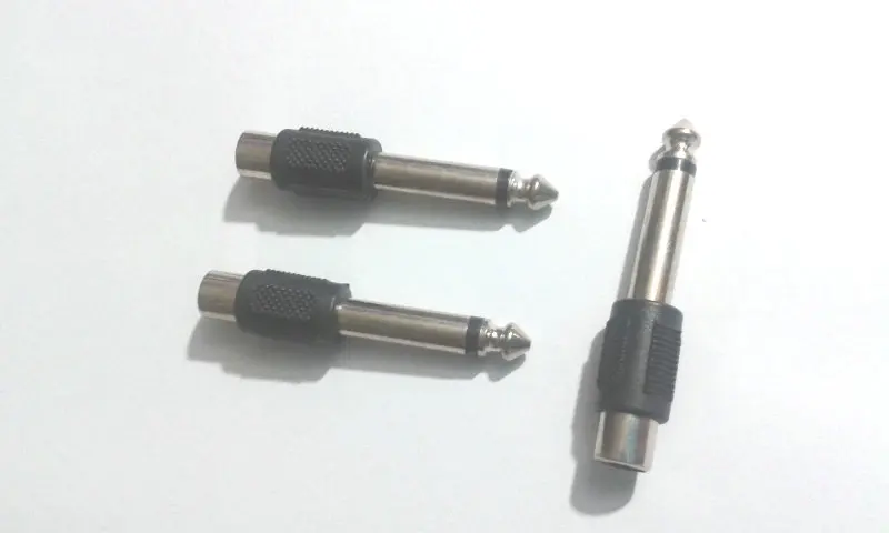 100 шт. разъемы для RCA Jack 6 35 мм (1/4 дюйма) | Обустройство дома