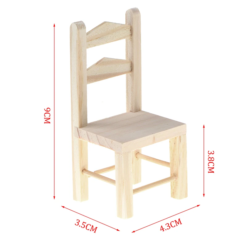 NEW1:12 Dollhouse Furniture Miniature Wooden Kitchen Chair Kids Pretend Play Toy 1:12 Mini Doll House Dollhouse Restaurant Chair
NEW1:12 Dollhouse Furniture Miniature Wooden Kitchen Chair Kids Pretend Play Toy 1:12 Mini Doll House Dollhouse Restaurant Chair