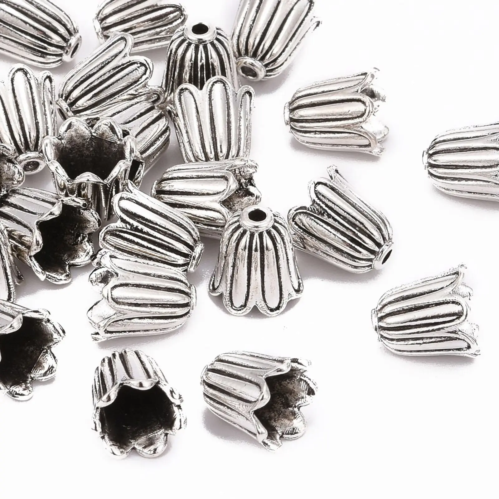 20Pcs 10mm Flower Metal Tibetan Style Loose Spacer Flat Bead Caps End Cap for DIY Jewelry Making Accessories 10x10mm Hole :1mm
20Pcs 10mm Flower Metal Tibetan Style Loose Spacer Flat Bead Caps End Cap for DIY Jewelry Making Accessories 10x10mm Hole :1mm