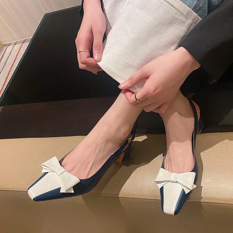 Women Sandals Summer 2021 Female Shoes Woman Quality Genuine Leather Mixed Colors Bow Butterfly-knot Block High Heels Party Shoe
Women Sandals Summer 2021 Female Shoes Woman Quality Genuine Leather Mixed Colors Bow Butterfly-knot Block High Heels Party Shoe