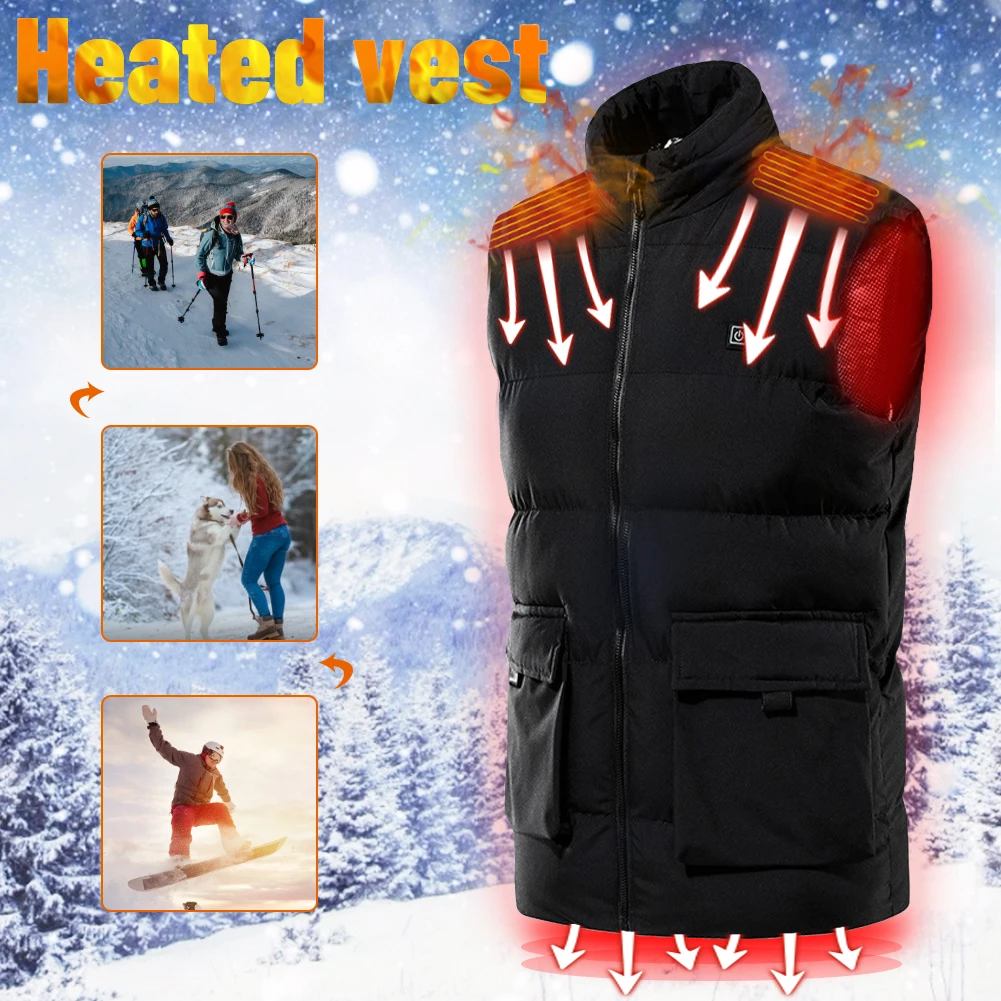 New Winter 5 Places Heated Vest Men Women Usb Heated Jacket Heating Vest Thermal Clothing Hunting Vest Winter Heating Jacket
New Winter 5 Places Heated Vest Men Women Usb Heated Jacket Heating Vest Thermal Clothing Hunting Vest Winter Heating Jacket