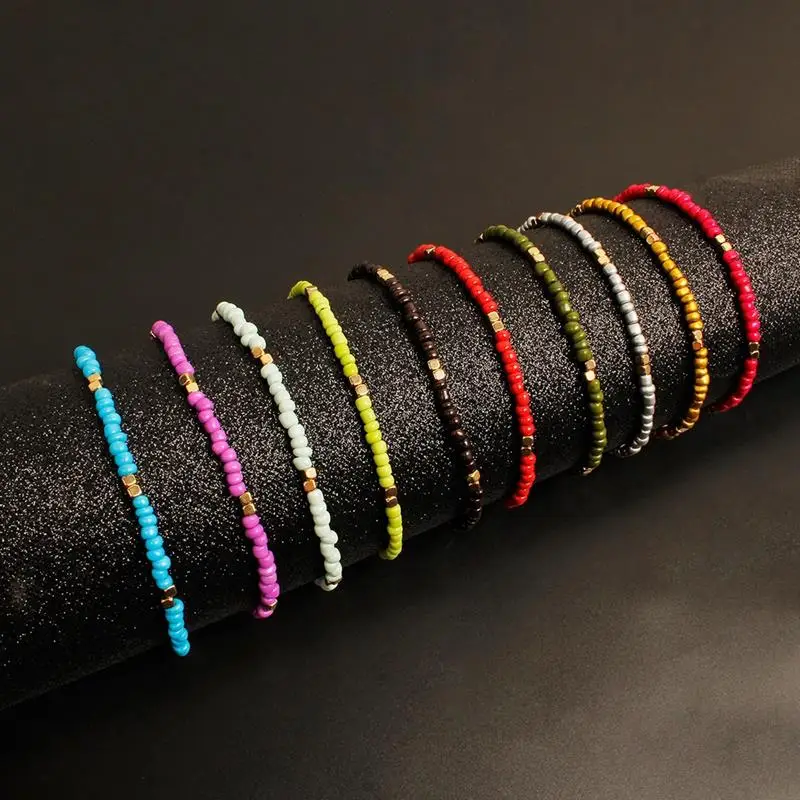 1pc Creative Bohemian Style Women Anklet Adjustable Fashion Handmade Beach Ankle Bracelet Beaded Anklet Jewelry Accessories
1pc Creative Bohemian Style Women Anklet Adjustable Fashion Handmade Beach Ankle Bracelet Beaded Anklet Jewelry Accessories