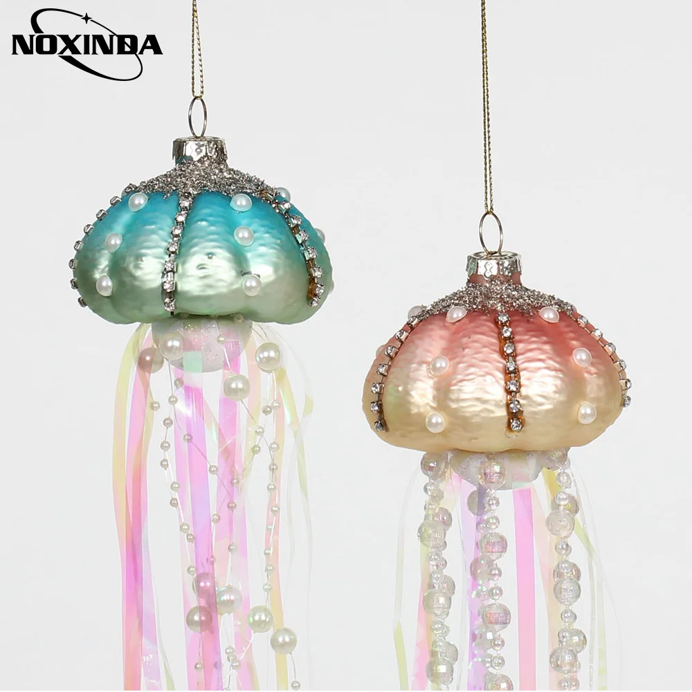 NOXINDA Home Decor 4 Pack Jellyfish Christmas Ornaments Jewels and Pearls Glass Plastic Hanging Tree Decorations New Year 2022
NOXINDA Home Decor 4 Pack Jellyfish Christmas Ornaments Jewels and Pearls Glass Plastic Hanging Tree Decorations New Year 2022