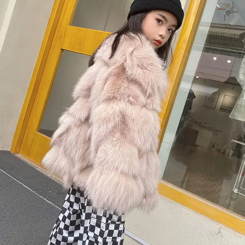 Luxury Children fur Jackets Winter Real Natural Fox fur Coat Thicker Warm Jackets for girls Kids Genuine Fox Fur Outerwear Y3370
Luxury Children fur Jackets Winter Real Natural Fox fur Coat Thicker Warm Jackets for girls Kids Genuine Fox Fur Outerwear Y3370