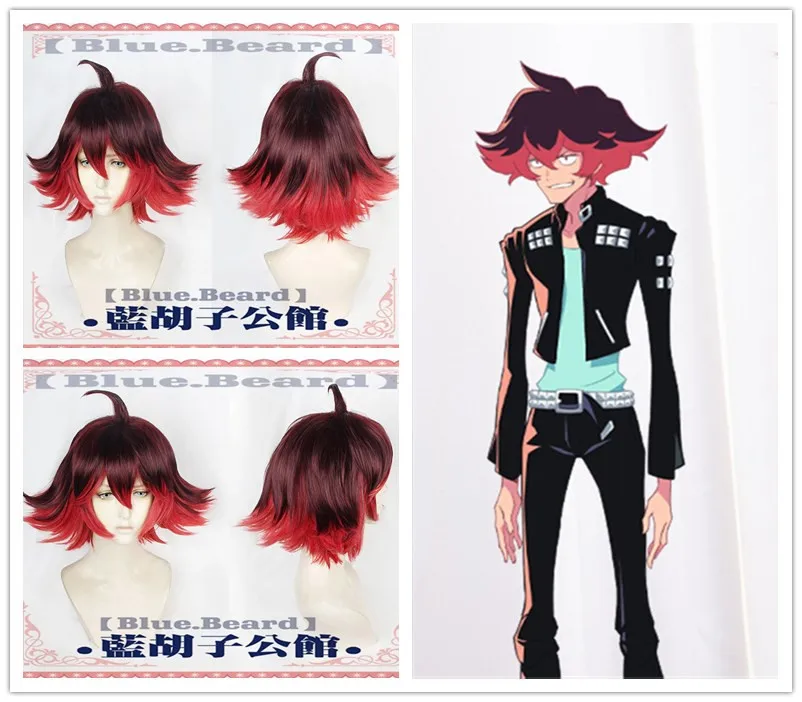 New Arrival Anime PROMARE Gueira Cosplay Wig Short Red Ombre Heat Resistant Synthetic Hair Halloween Cosplay Wigs + Free Wig Cap
New Arrival Anime PROMARE Gueira Cosplay Wig Short Red Ombre Heat Resistant Synthetic Hair Halloween Cosplay Wigs + Free Wig Cap