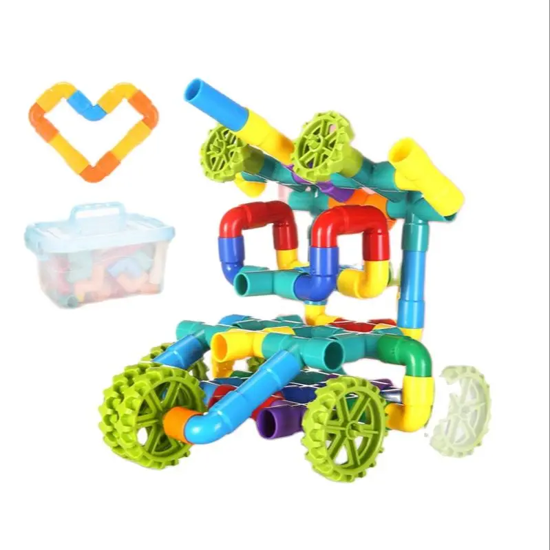 Children's Toy Pipe Building Blocks Assembling And Inserting Educational Plastic Water Pipes Diy 3d Cube Fun To Build A Car
Children's Toy Pipe Building Blocks Assembling And Inserting Educational Plastic Water Pipes Diy 3d Cube Fun To Build A Car