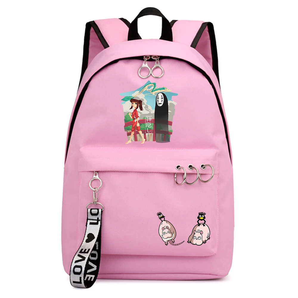 Spirited Away Fashion Casual Packsack Schoolbag Zipper Rucksack Boys Girls Backpack Shoulders Laptop Bag Teenger Student Bookbag
Spirited Away Fashion Casual Packsack Schoolbag Zipper Rucksack Boys Girls Backpack Shoulders Laptop Bag Teenger Student Bookbag