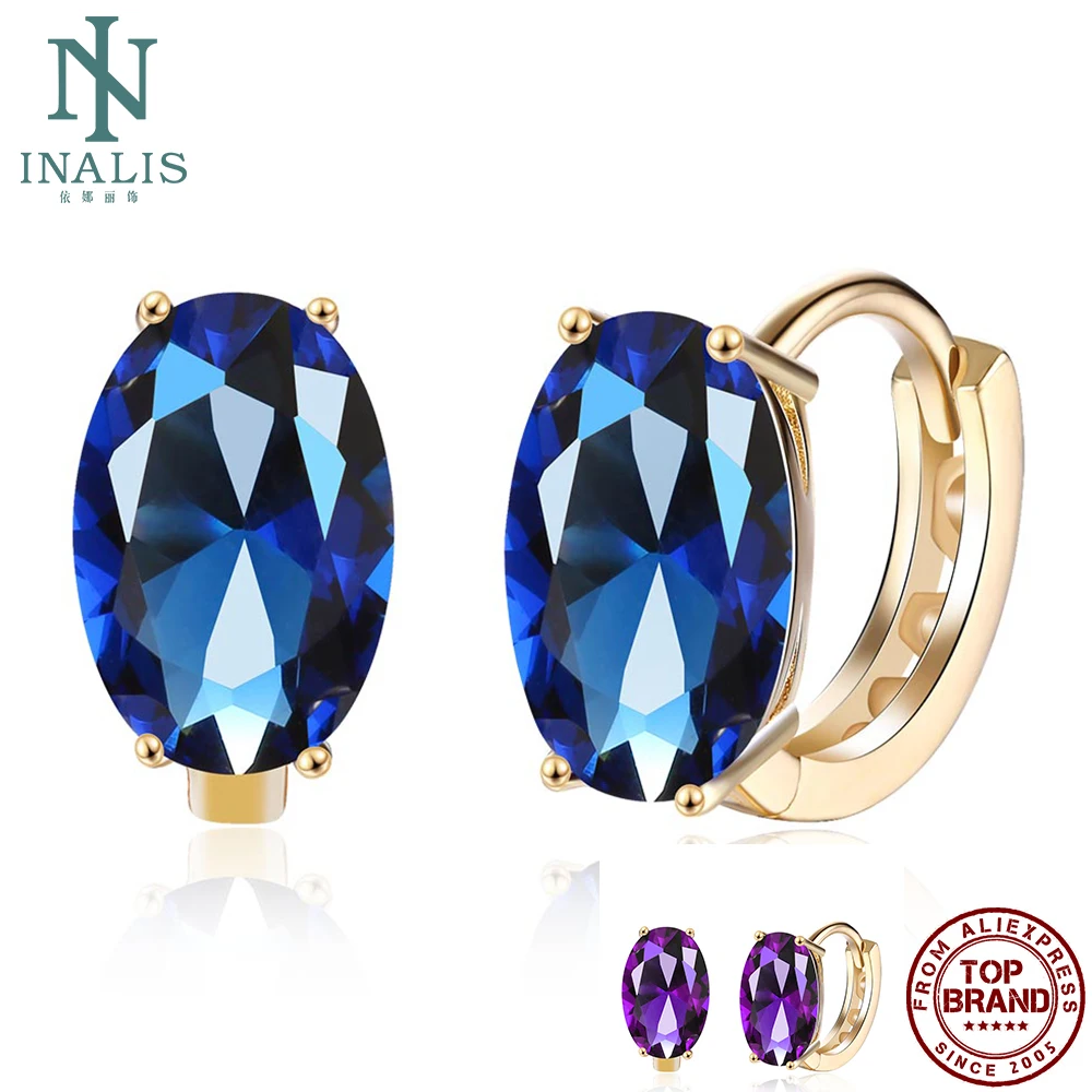 INALIS Women Earings Fashion Jewelry 2021 Oval Purple Blue Luxury 5A Cubic Zircon Clip Earring Girl Romantic Gift Hight Quality
INALIS Women Earings Fashion Jewelry 2021 Oval Purple Blue Luxury 5A Cubic Zircon Clip Earring Girl Romantic Gift Hight Quality