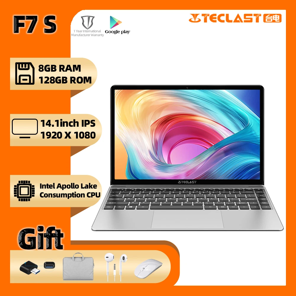 Новейшие ноутбуки Teclast F7S 14,1 дюйма 1920x108 0 IPS ноутбук 8 ГБ ОЗУ 128 ГБ eMMC Windows 10 OS двухдиапазонный Wi-Fi Bluetooth компьютер
Новейшие ноутбуки Teclast F7S 14,1 дюйма 1920x108 0 IPS ноутбук 8 ГБ ОЗУ 128 ГБ eMMC Windows 10 OS двухдиапазонный Wi-Fi Bluetooth компьютер