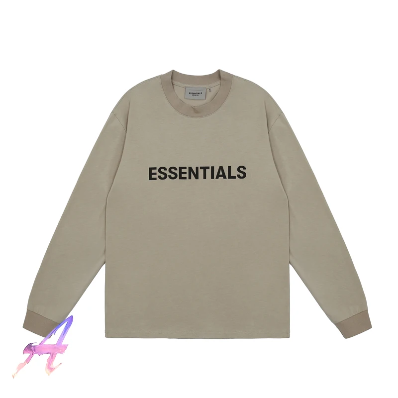 High Streetwear Essentials Long Sleeve T-shirt Men Women 1:1 Casual Oversize FOG Top Apricot Gray Kanye West Essentials T Shirts 
High Streetwear Essentials Long Sleeve T-shirt Men Women 1:1 Casual Oversize FOG Top Apricot Gray Kanye West Essentials T Shirts